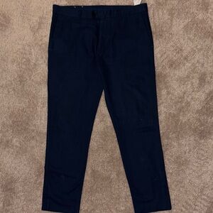 Zara navy blue Dress Pants Tailored Fit